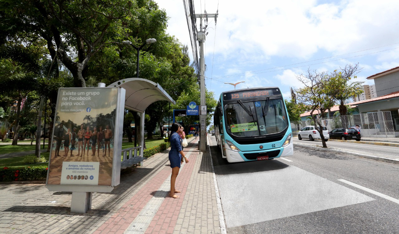 parada de ônibus